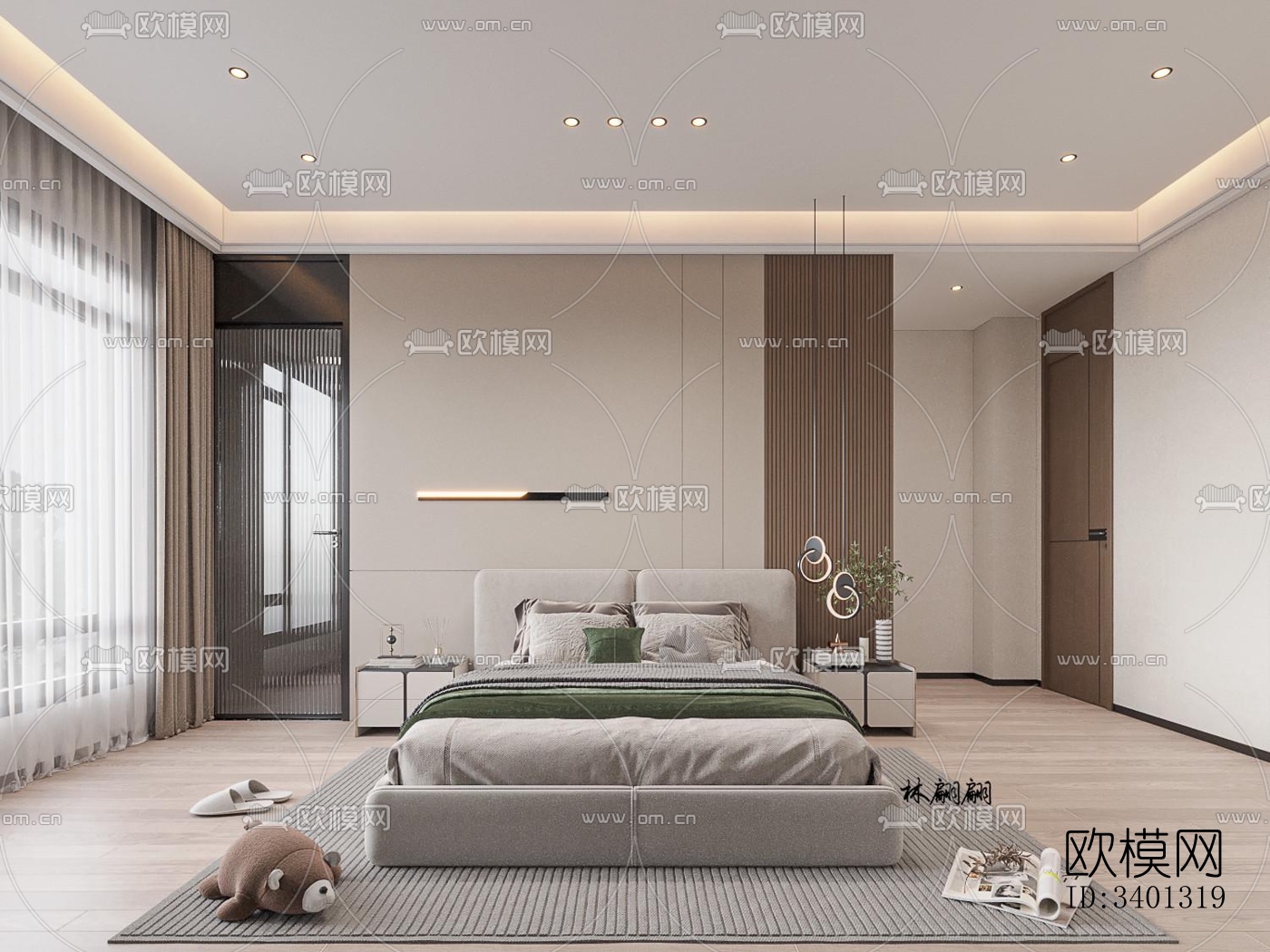 现代别墅效果图下载（渲染图4）