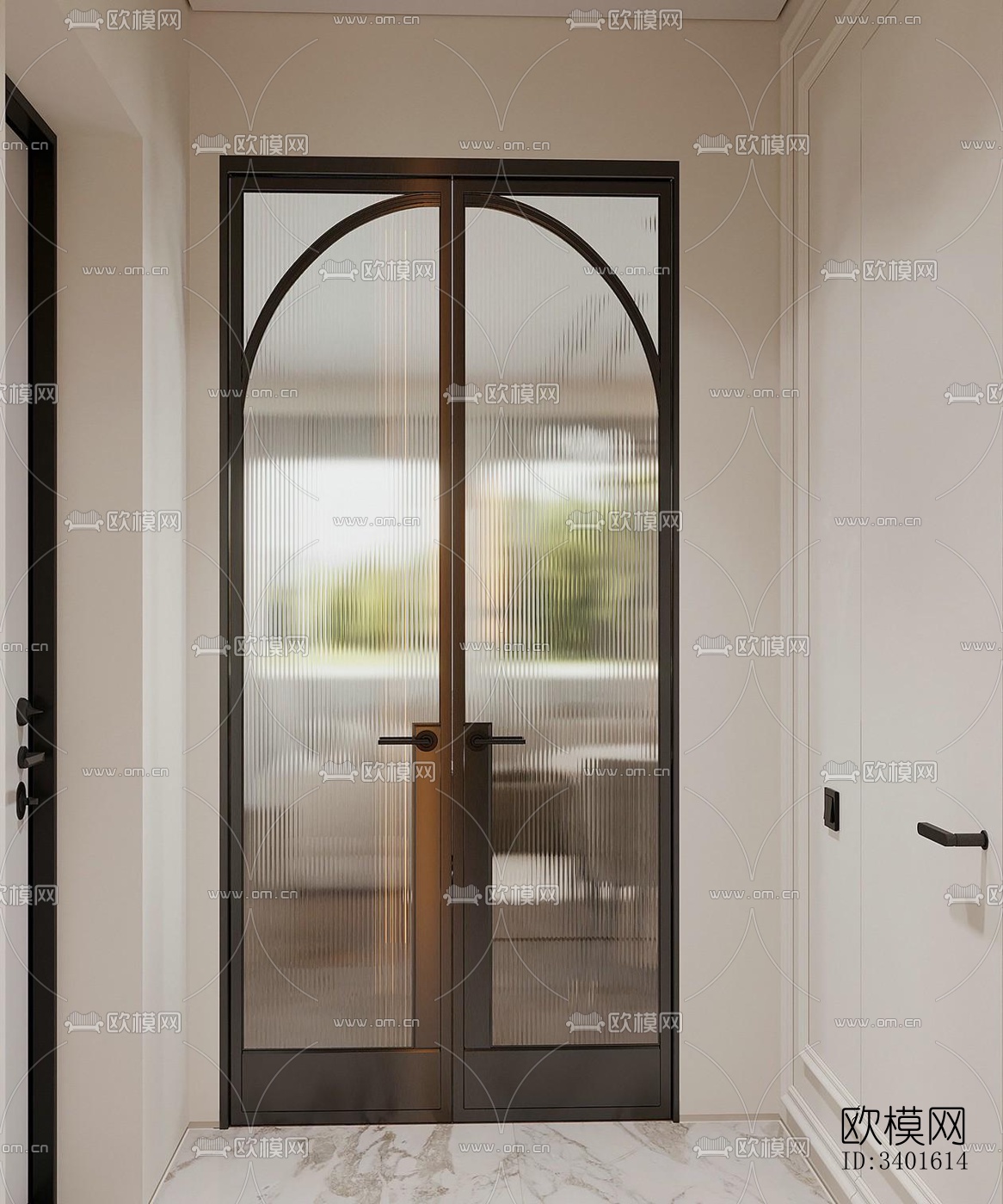 现代大平层效果图下载（渲染图14）