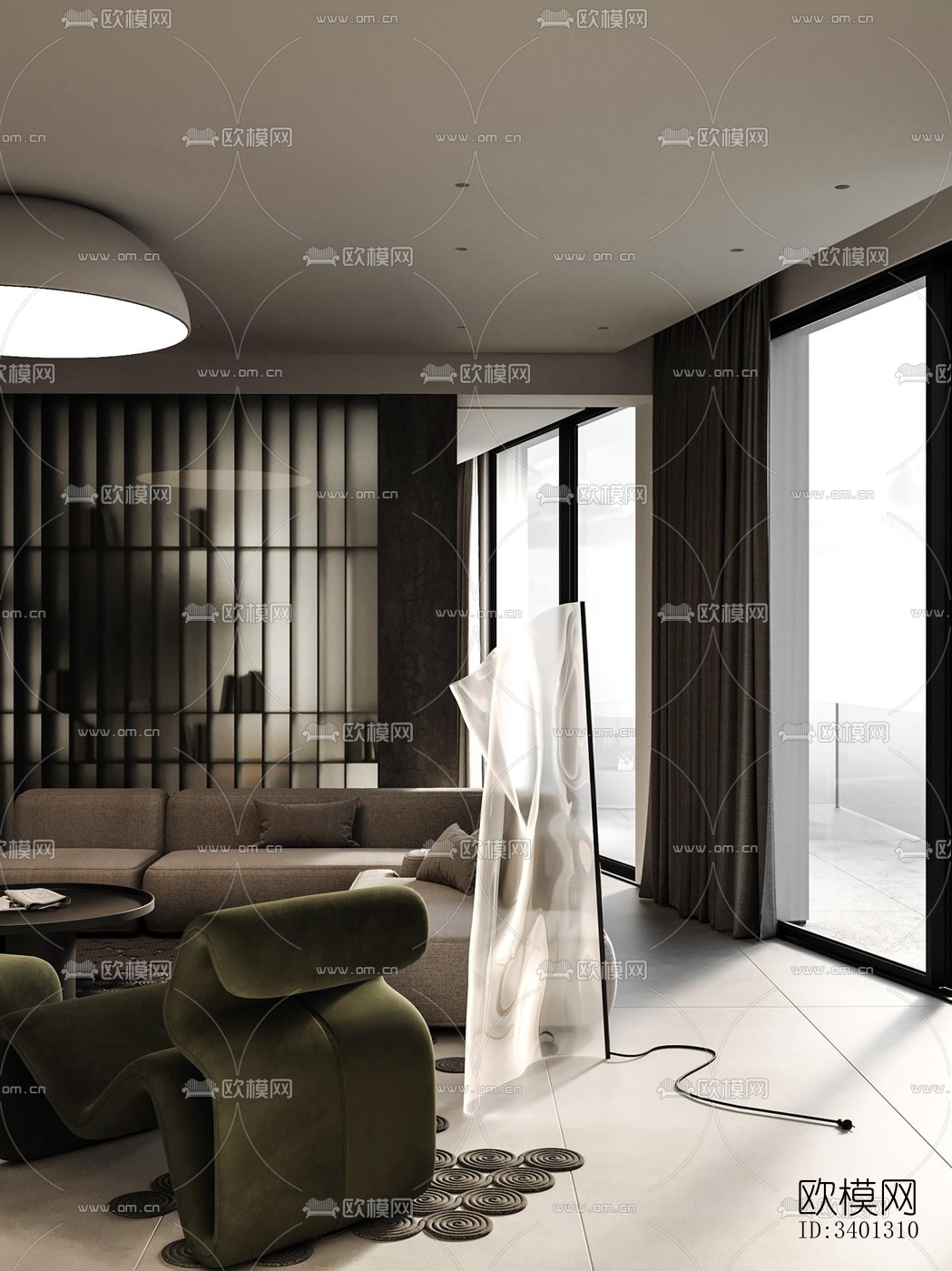 现代别墅效果图下载（渲染图4）