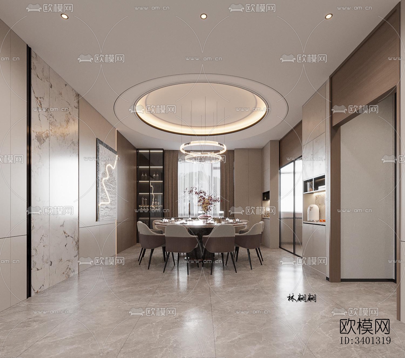 现代别墅效果图下载（渲染图13）