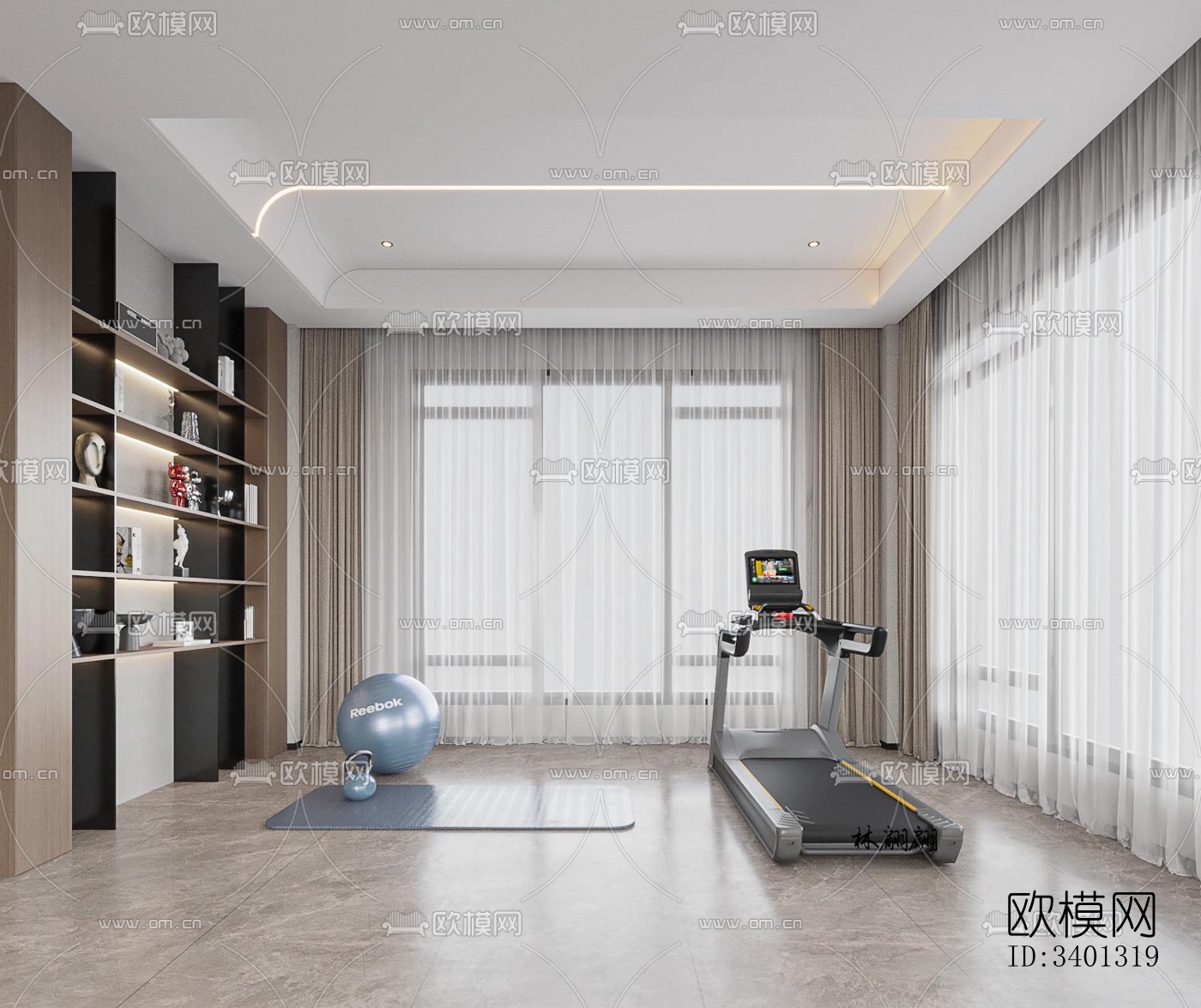 现代别墅效果图下载（渲染图16）