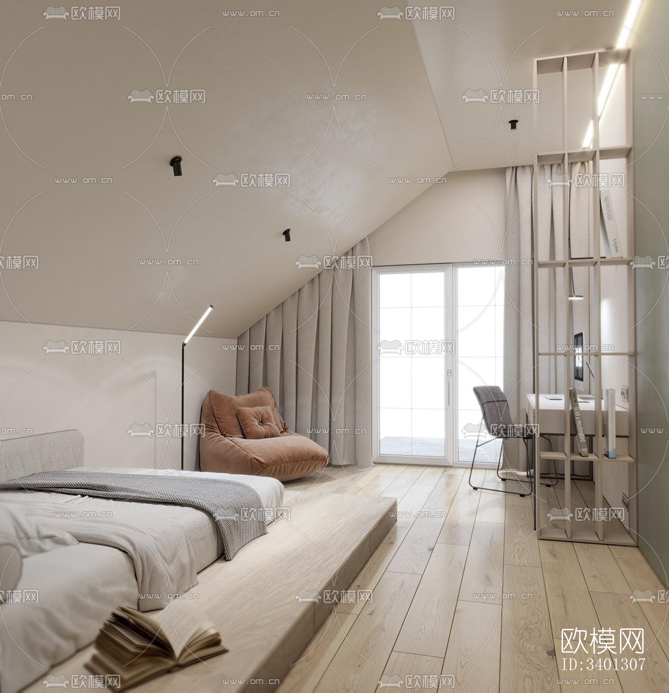 现代别墅效果图下载（渲染图5）