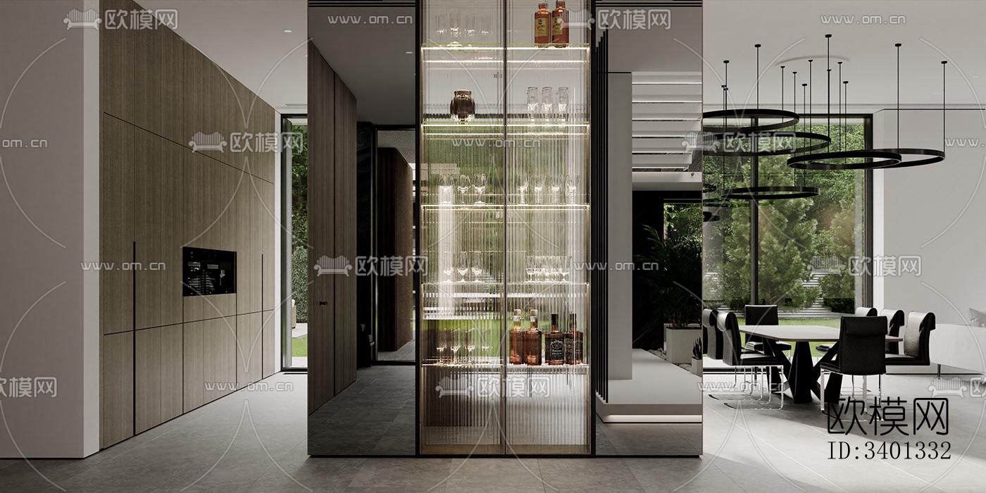 现代别墅效果图下载（渲染图18）