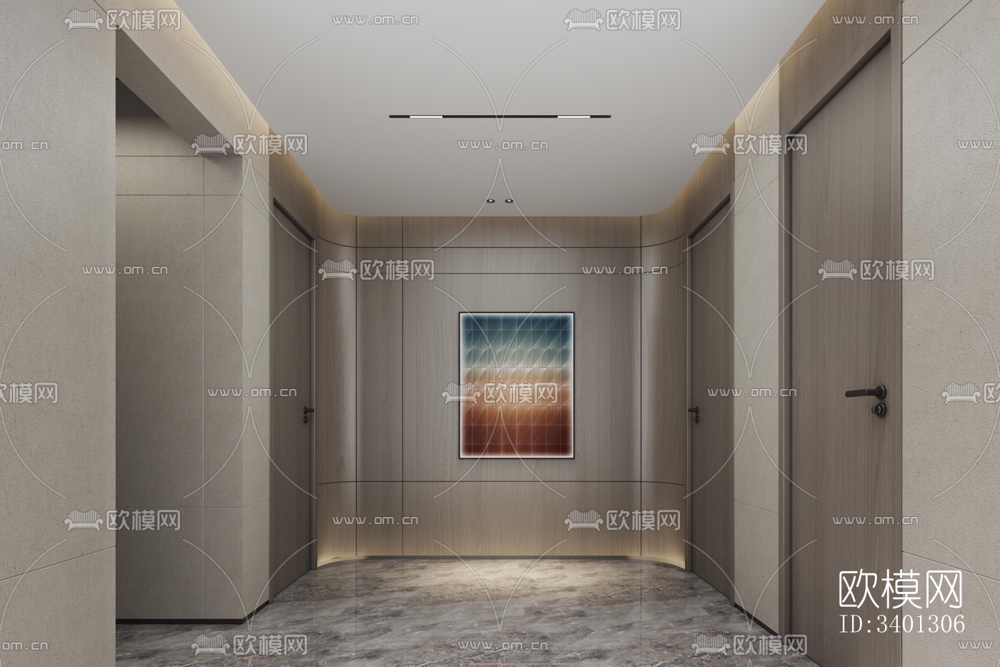 现代别墅效果图下载（渲染图8）