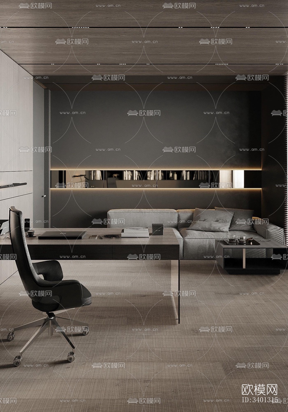 现代别墅效果图下载（渲染图7）