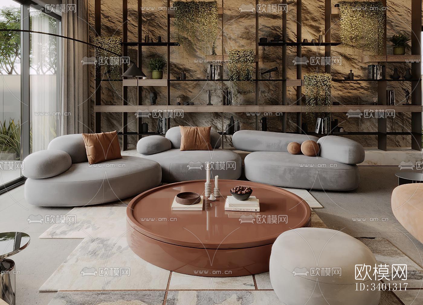 现代别墅效果图下载（渲染图19）