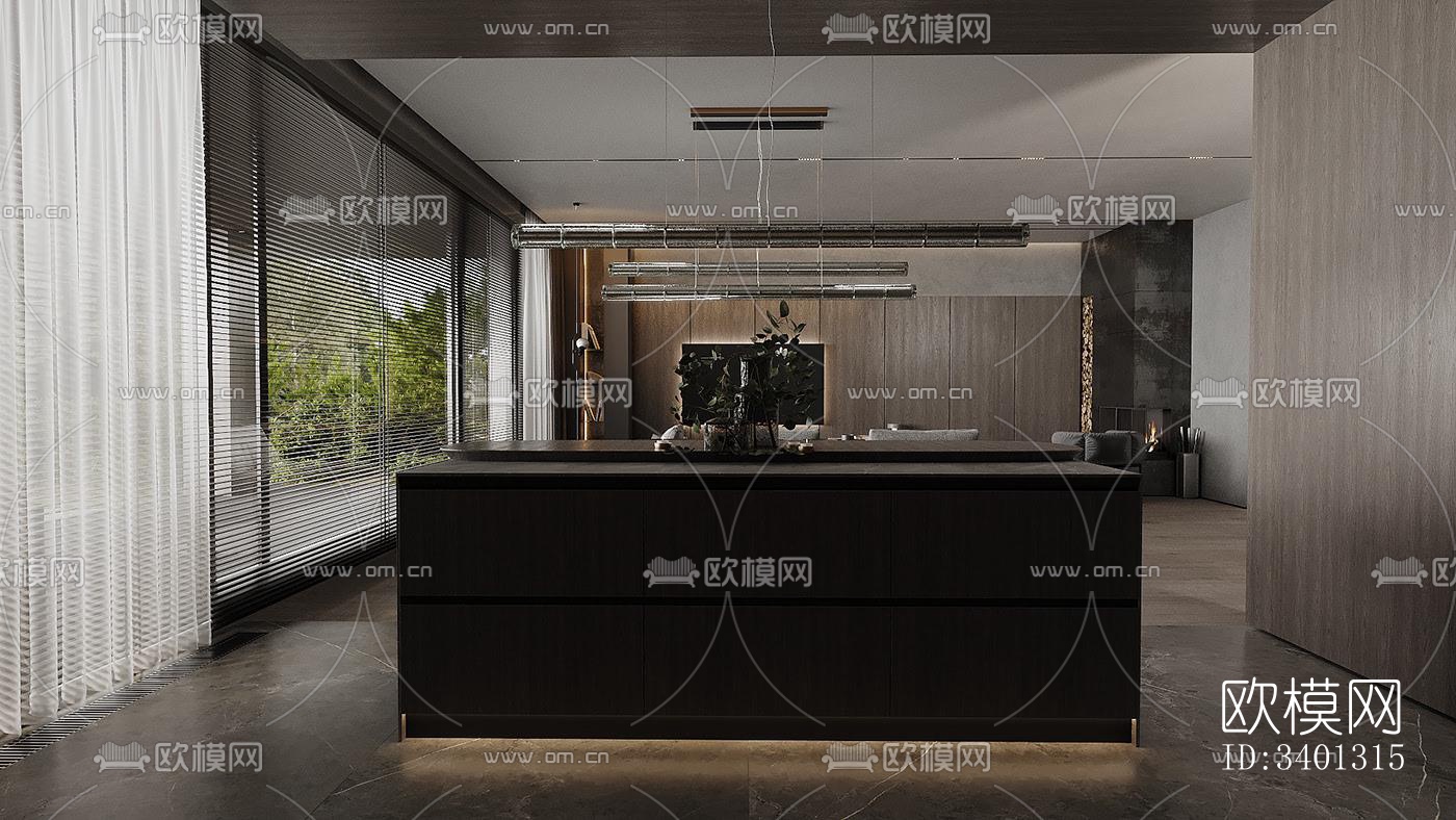 现代别墅效果图下载（渲染图5）