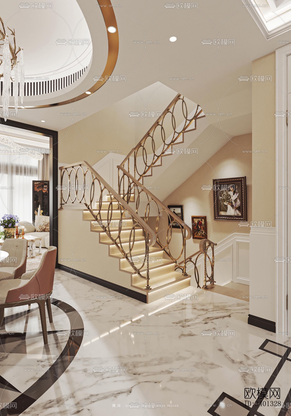 现代别墅效果图下载（渲染图2）