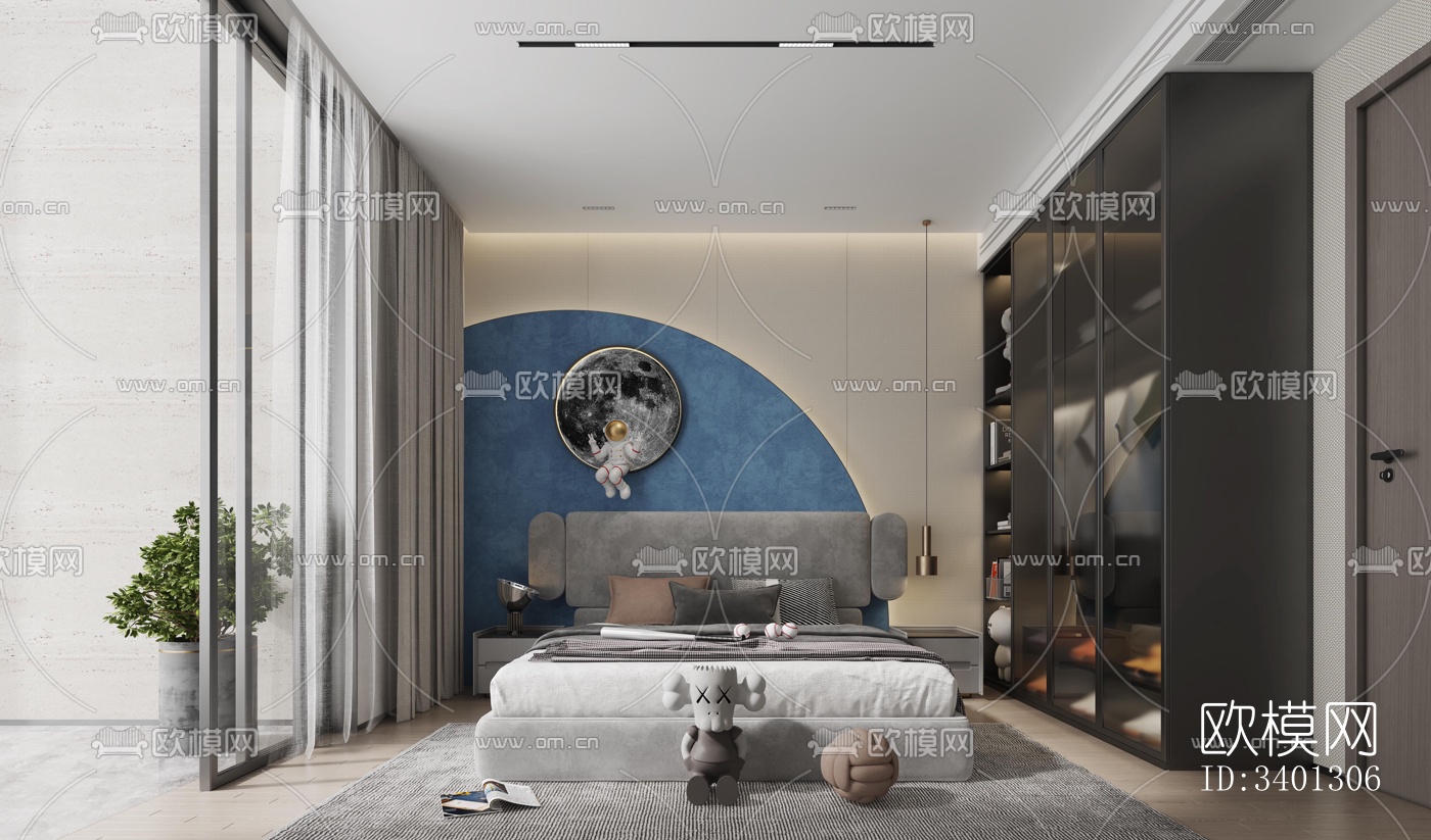 现代别墅效果图下载（渲染图6）