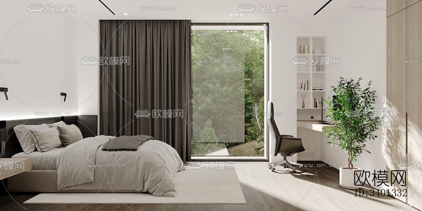 现代别墅效果图下载（渲染图20）