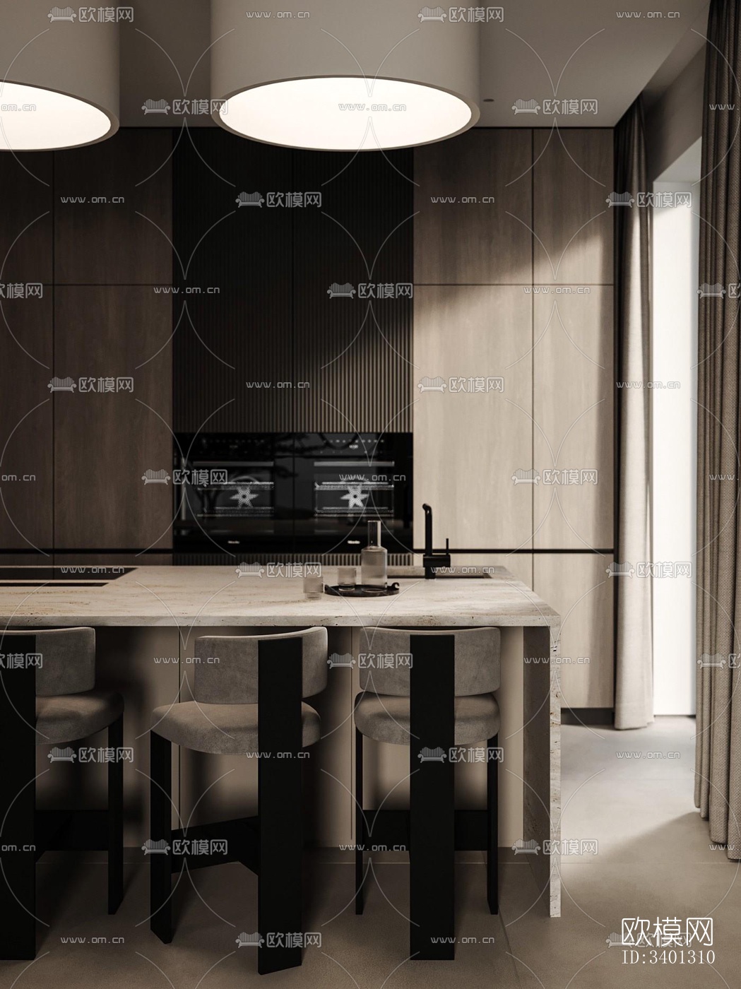 现代别墅效果图下载（渲染图10）