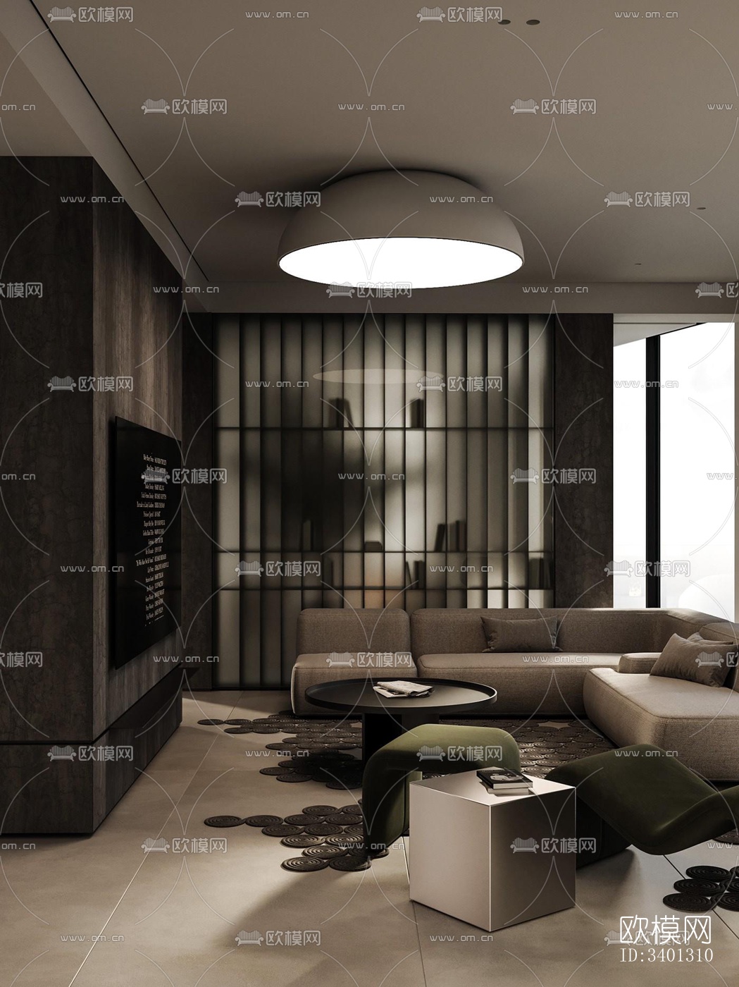 现代别墅效果图下载（渲染图2）