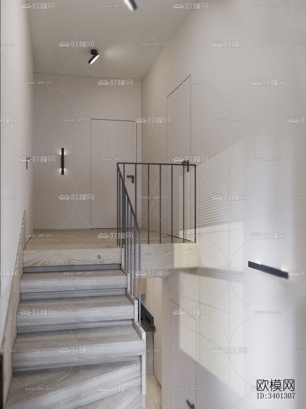 现代别墅效果图下载（渲染图20）