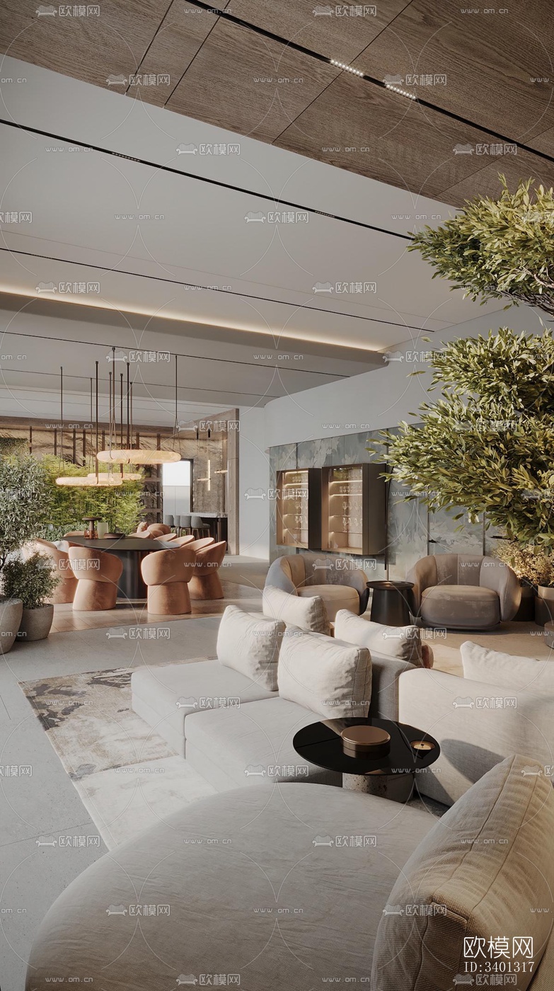 现代别墅效果图下载（渲染图3）