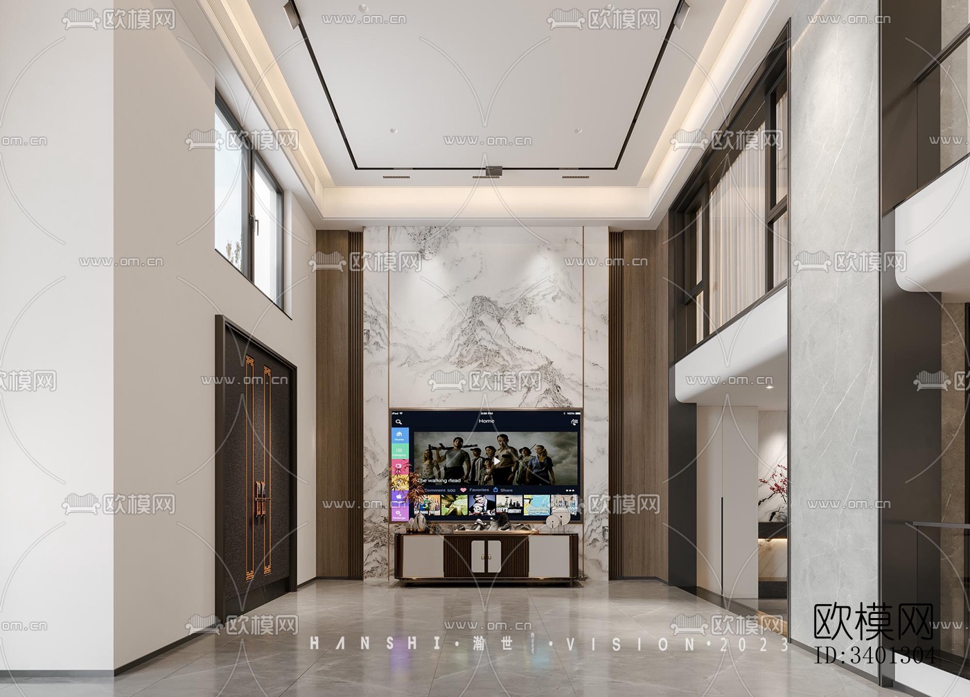 现代别墅效果图下载（渲染图7）