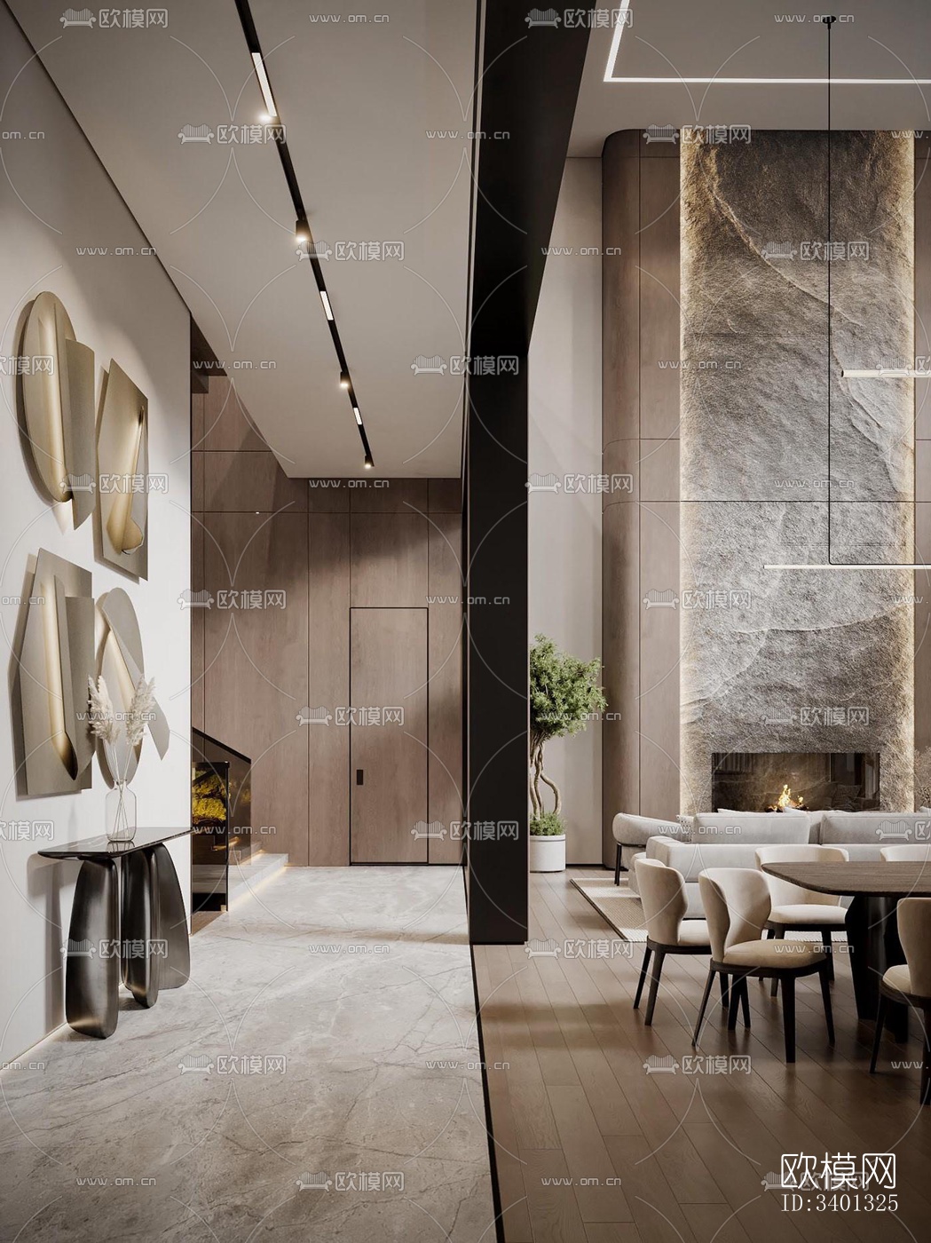 现代别墅效果图下载（渲染图15）