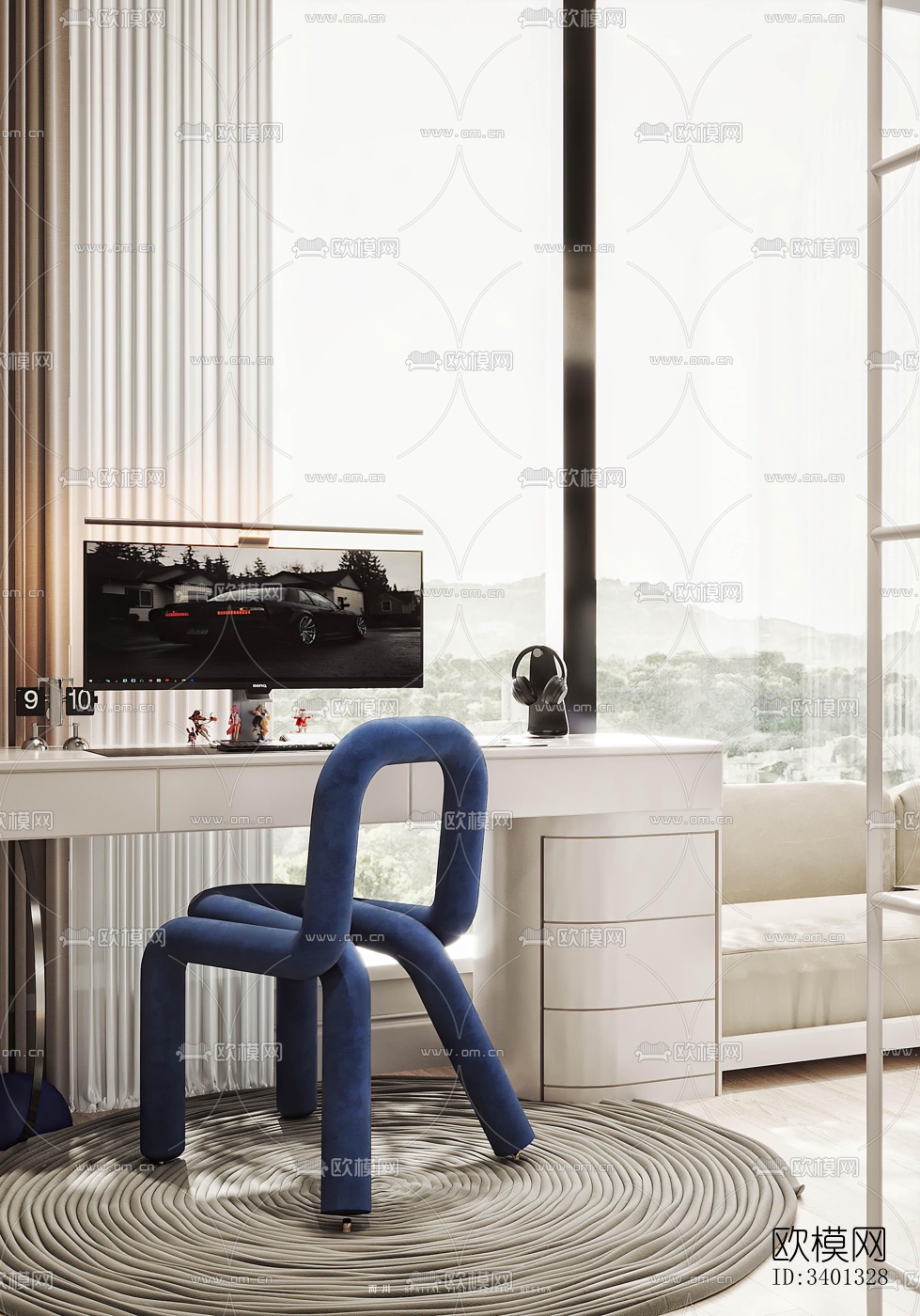 现代别墅效果图下载（渲染图12）