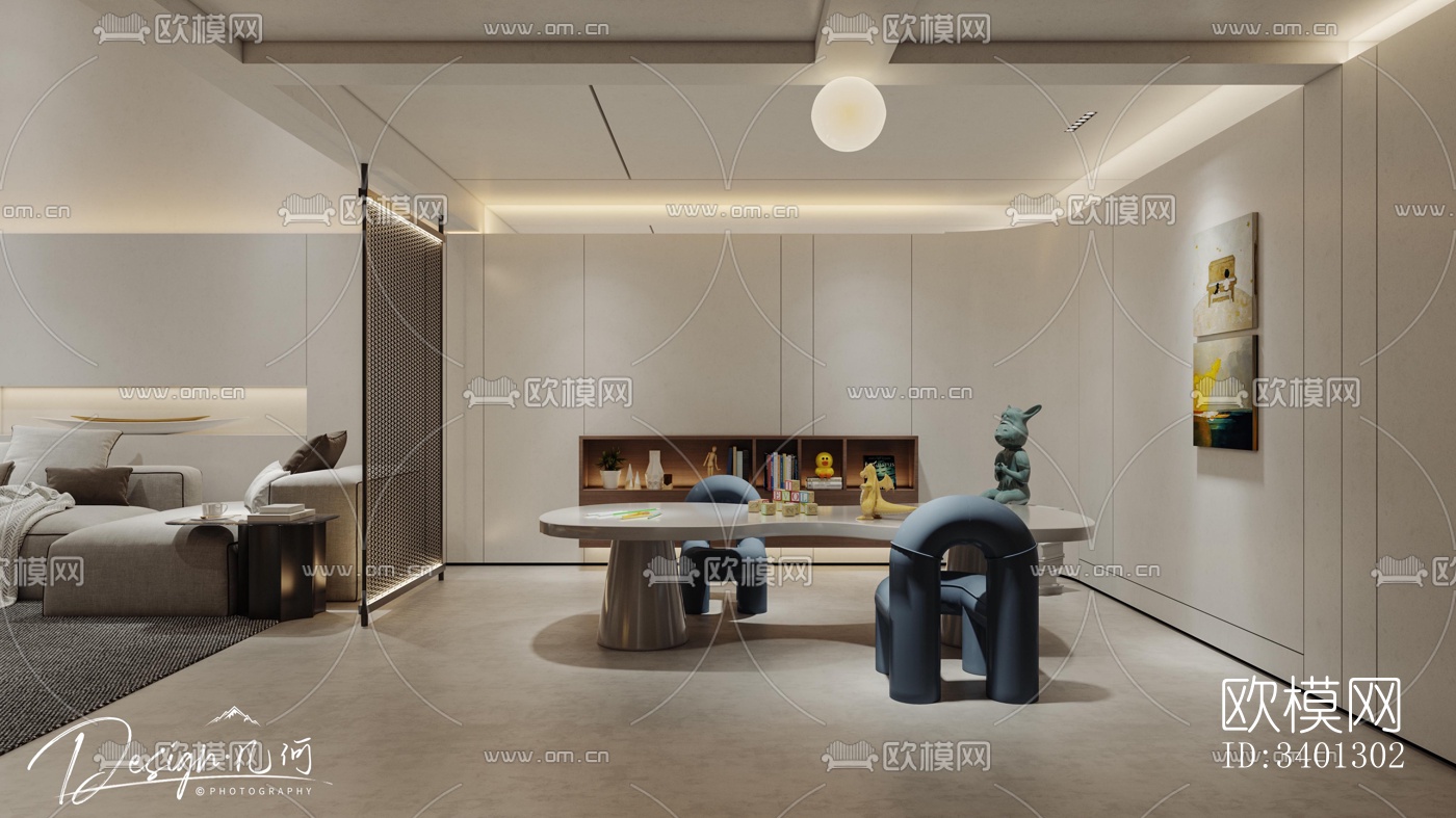 现代别墅效果图下载（渲染图7）