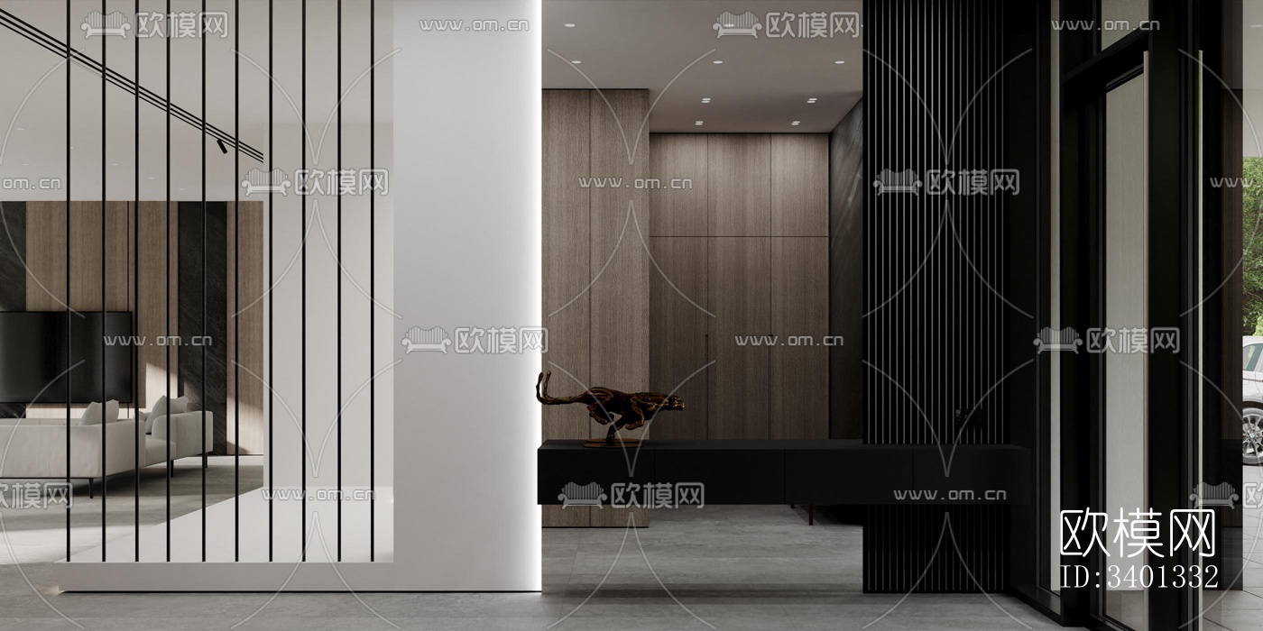 现代别墅效果图下载（渲染图14）