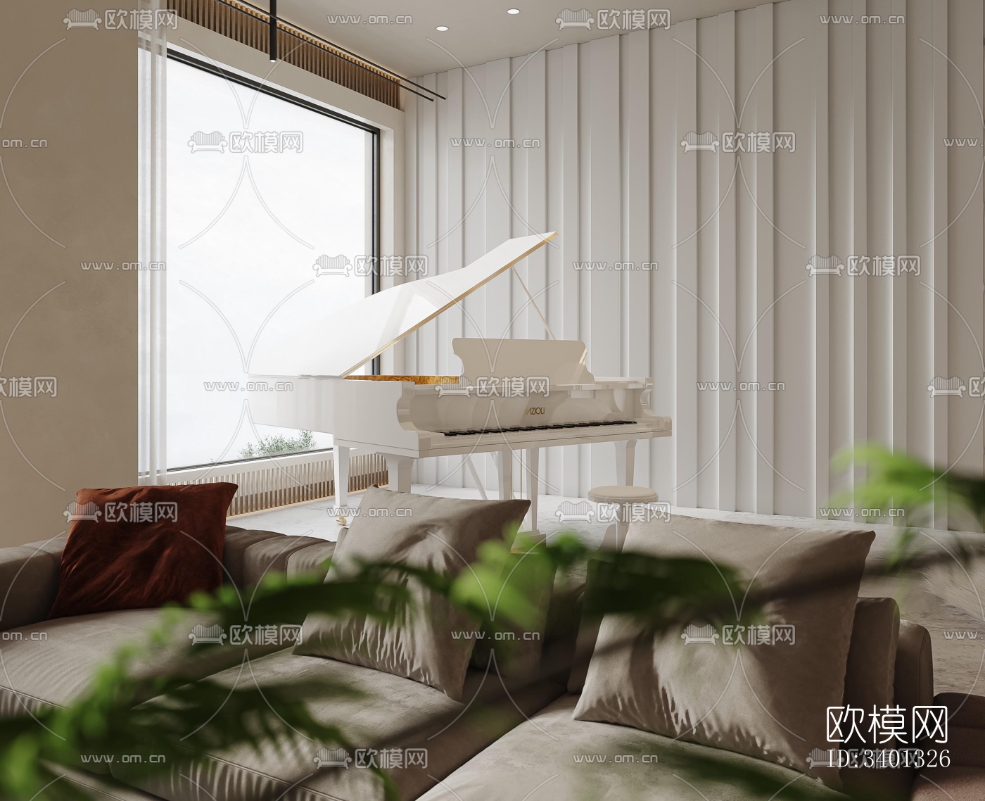 现代别墅效果图下载（渲染图13）