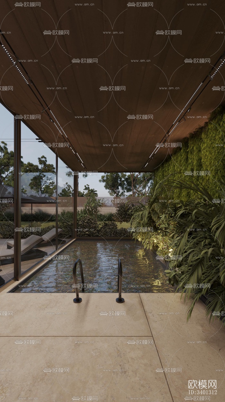 现代别墅效果图下载（渲染图20）