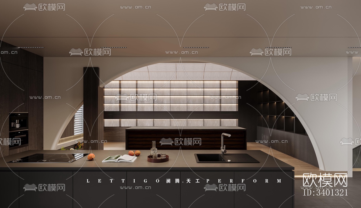 现代别墅效果图下载（渲染图4）