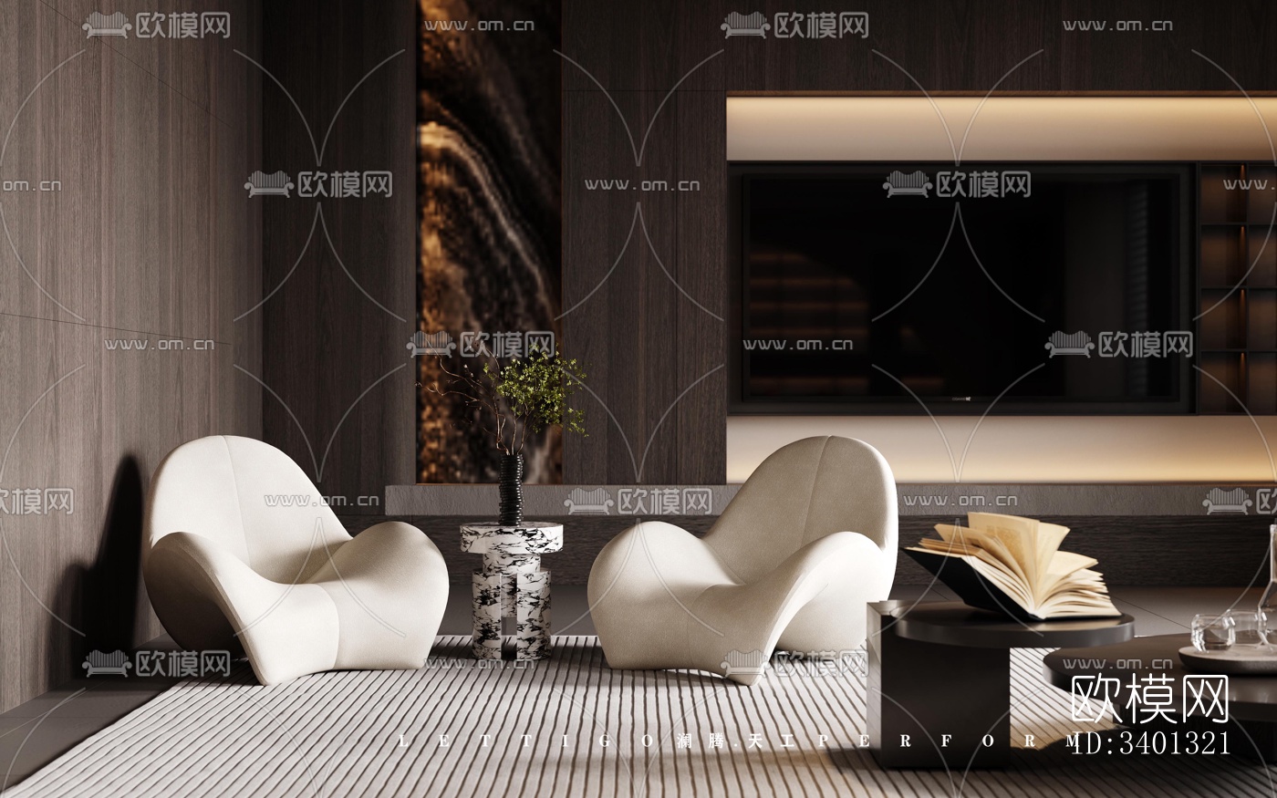 现代别墅效果图下载（渲染图9）