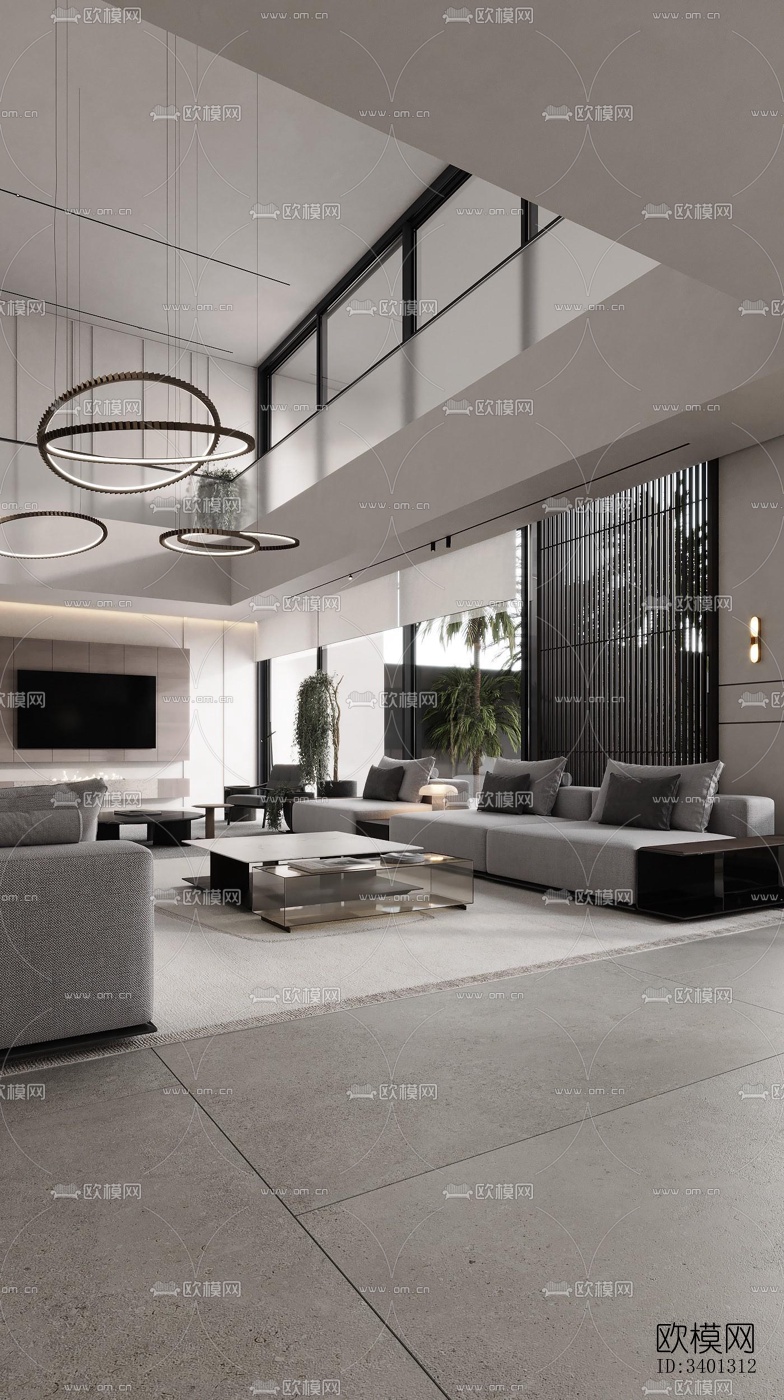 现代别墅效果图下载（渲染图5）