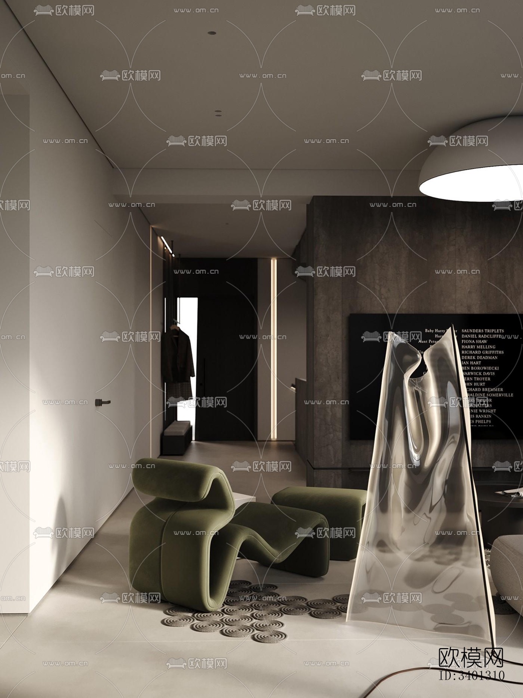 现代别墅效果图下载（渲染图1）