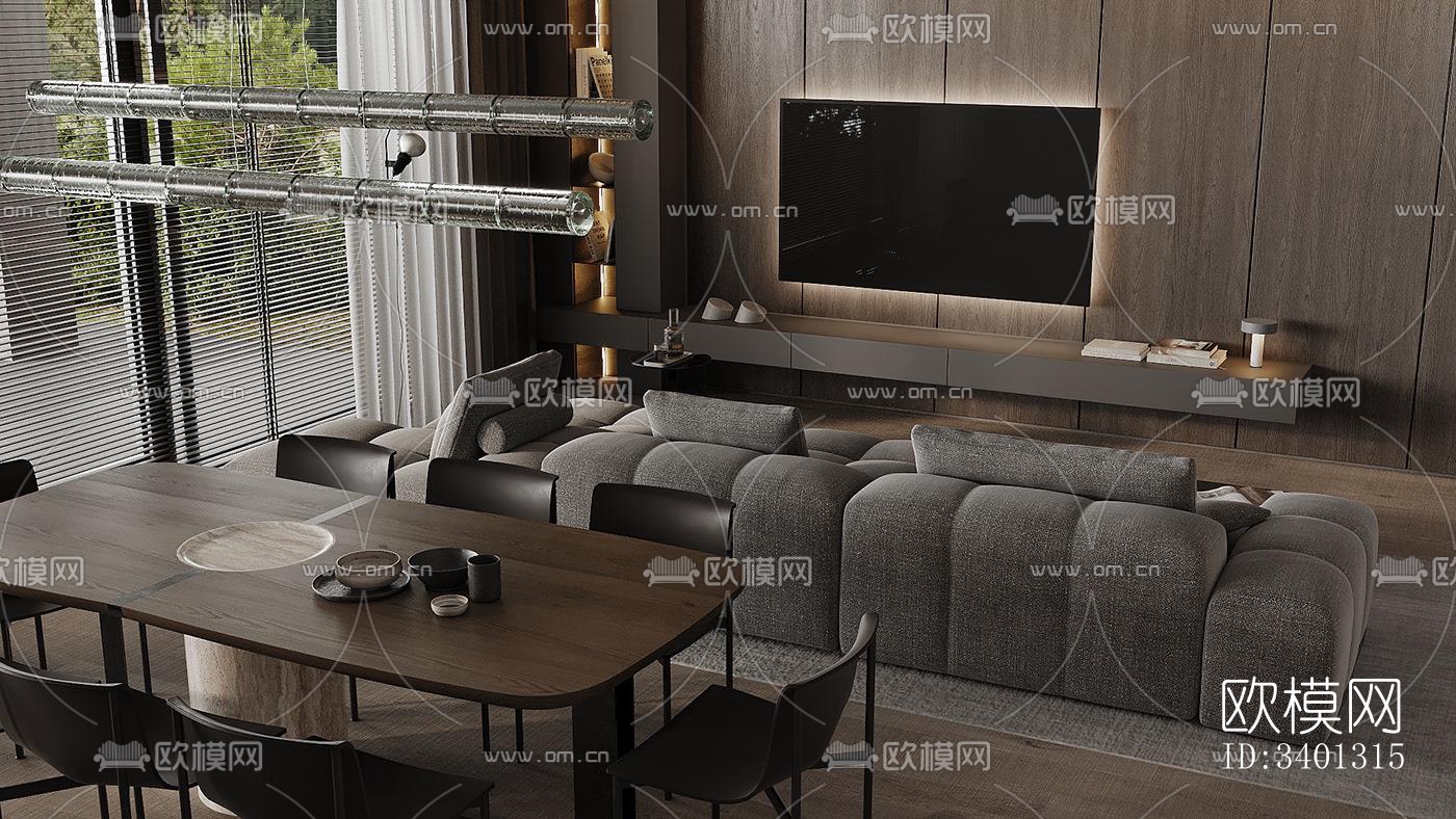 现代别墅效果图下载（渲染图14）