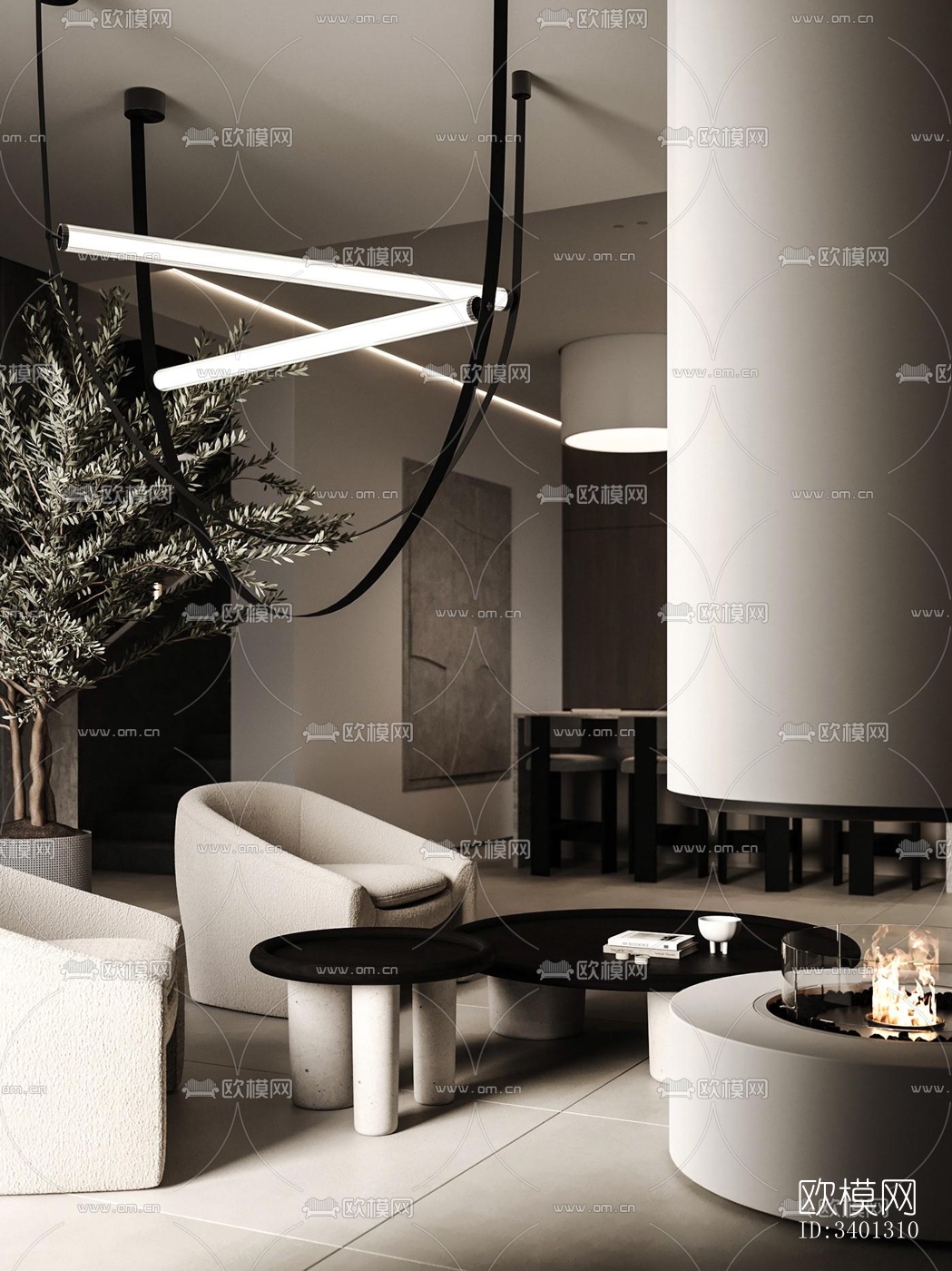 现代别墅效果图下载（渲染图6）