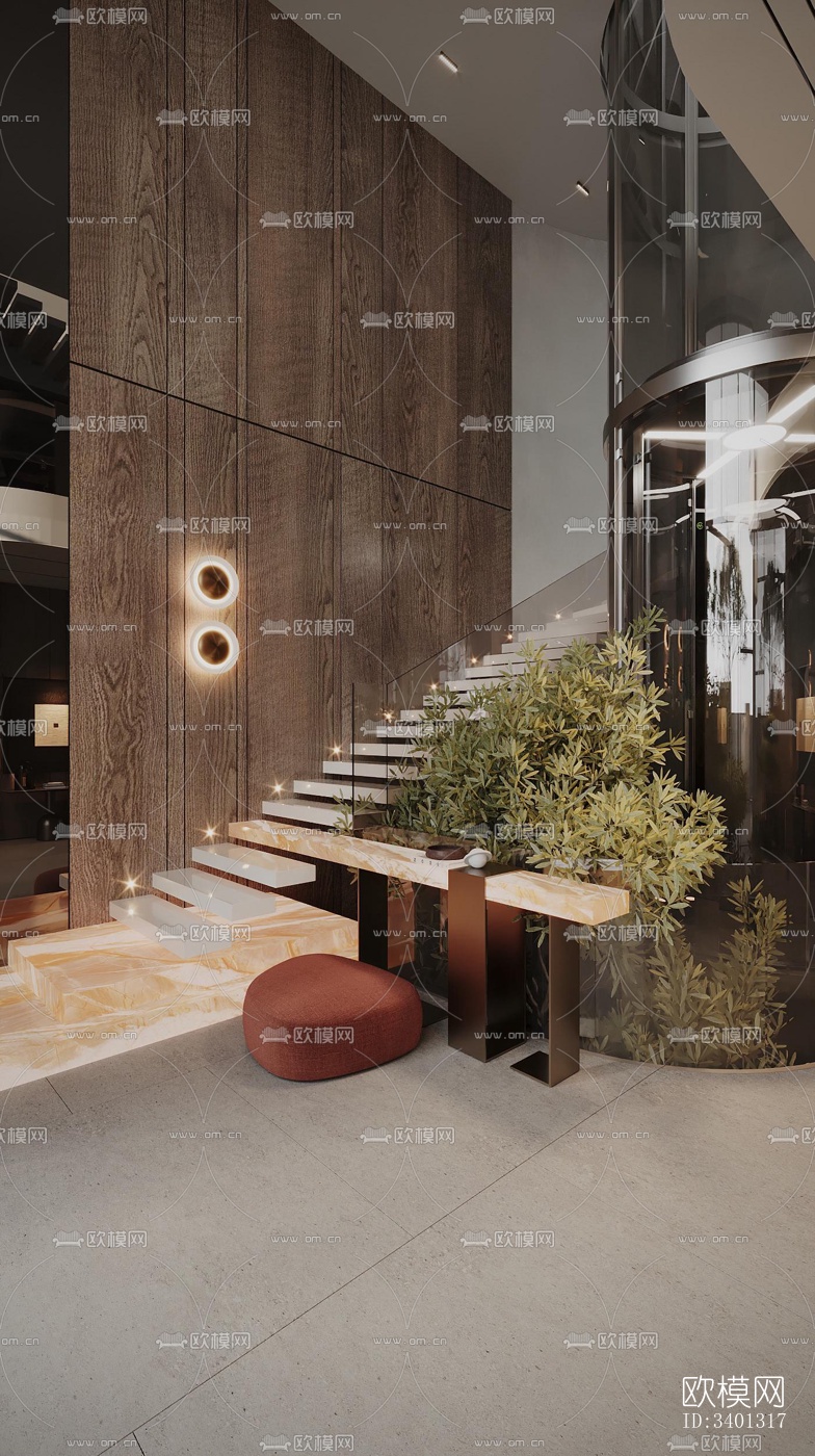 现代别墅效果图下载（渲染图12）