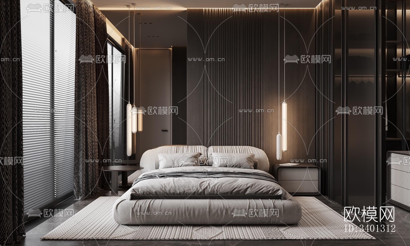 现代别墅效果图下载（渲染图13）