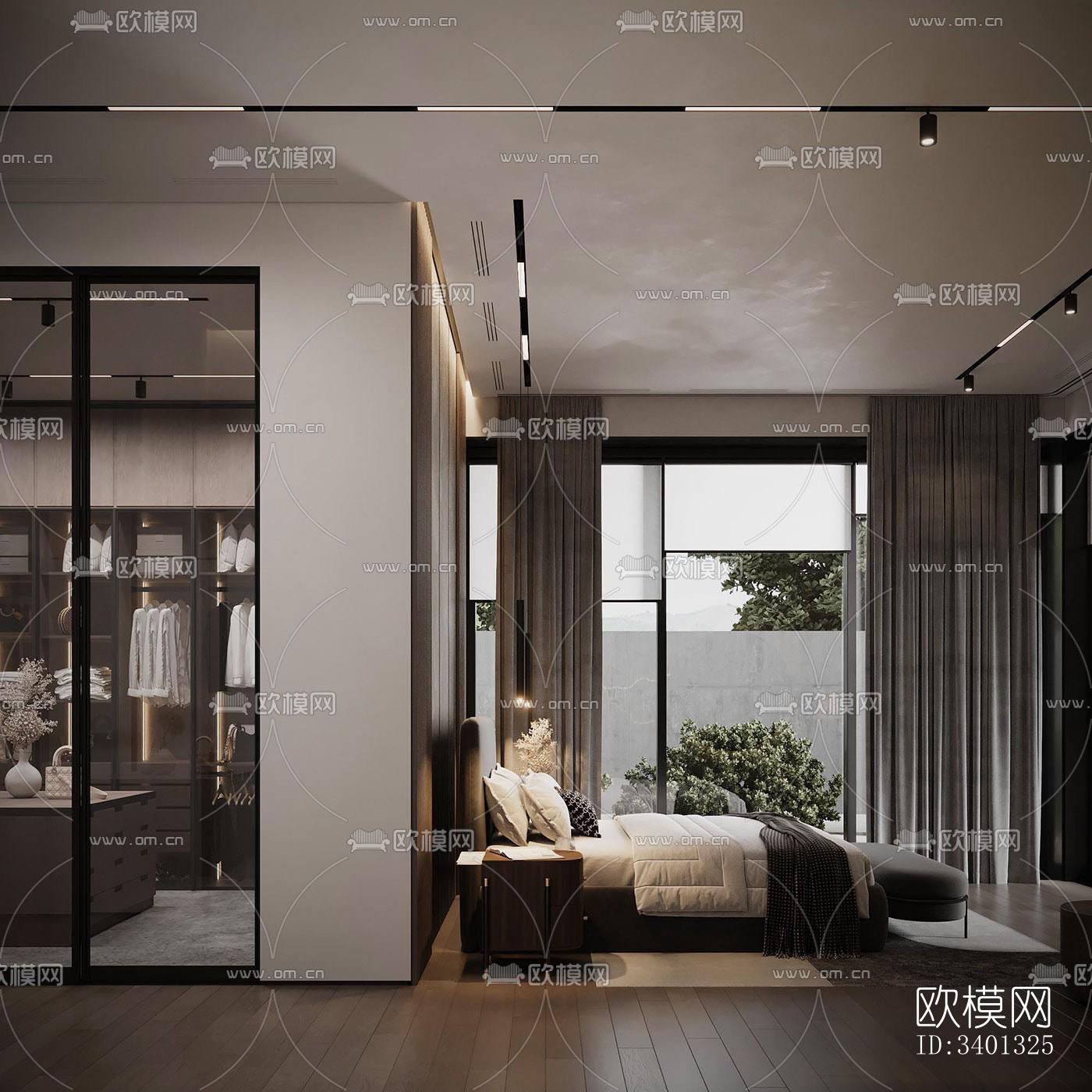 现代别墅效果图下载（渲染图4）