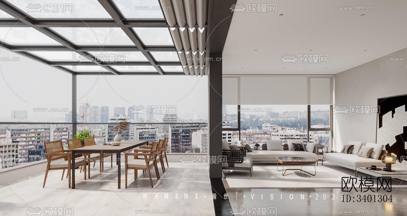 现代别墅效果图下载（渲染图6）