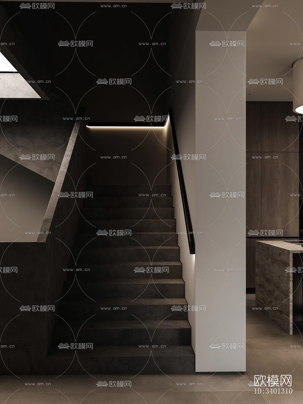 现代别墅效果图下载（渲染图15）