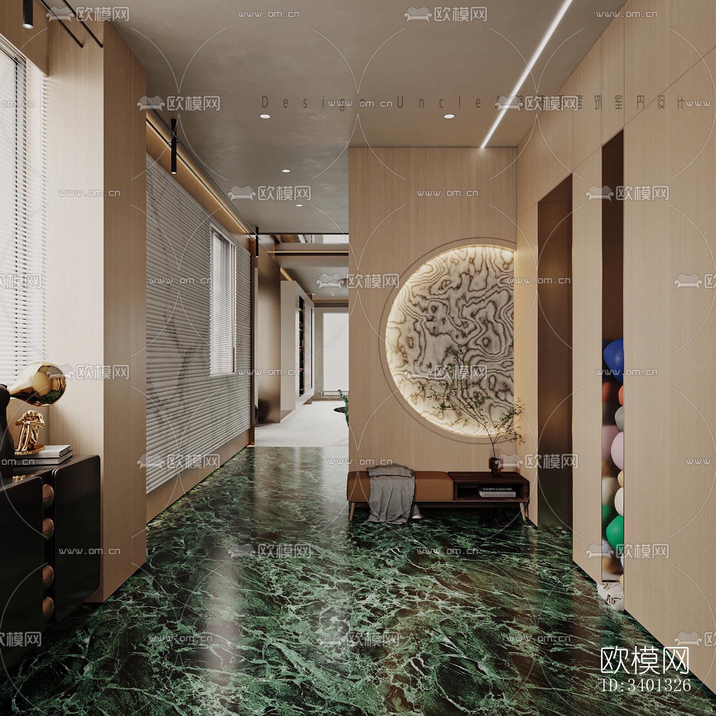 现代别墅效果图下载（渲染图3）