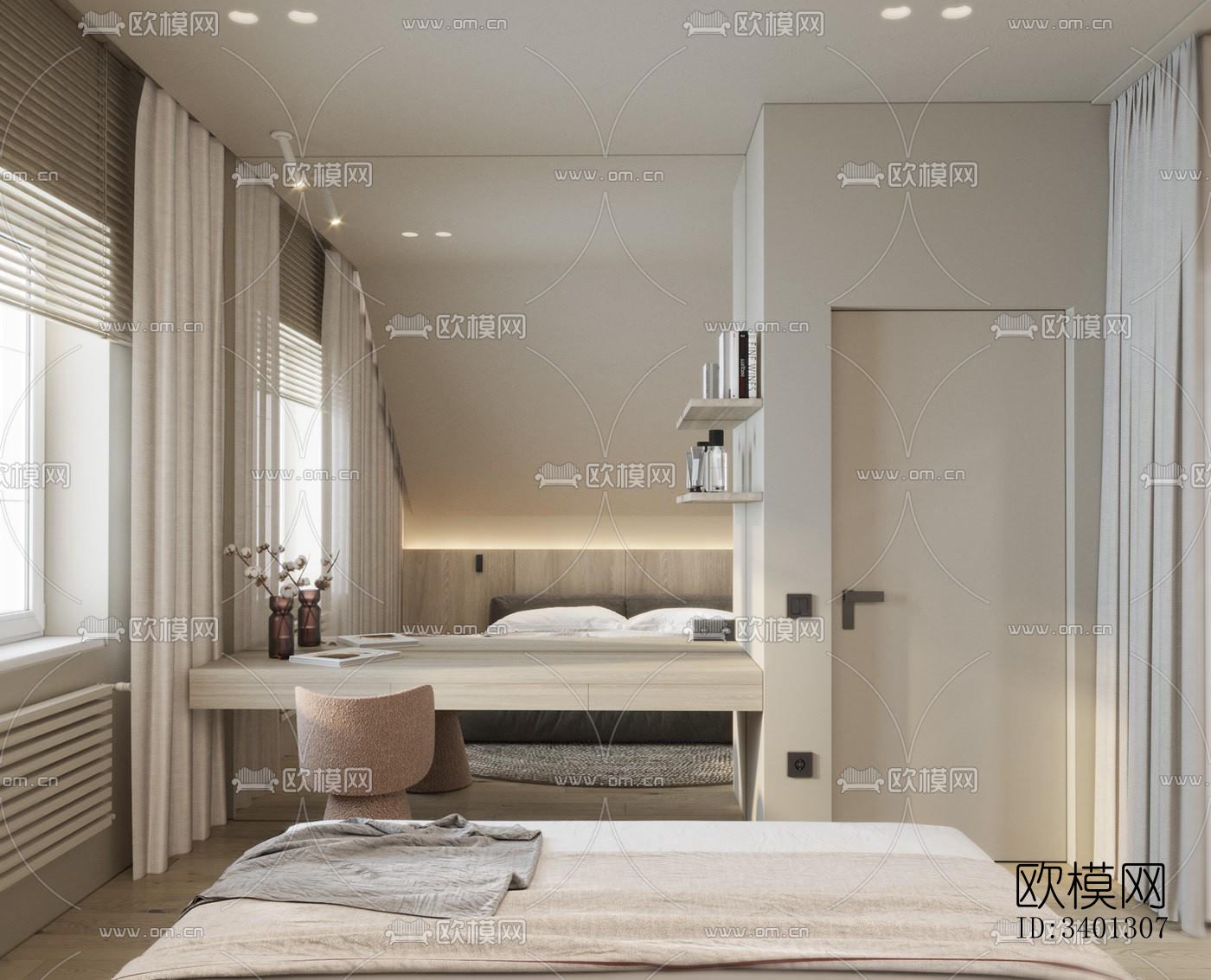 现代别墅效果图下载（渲染图11）