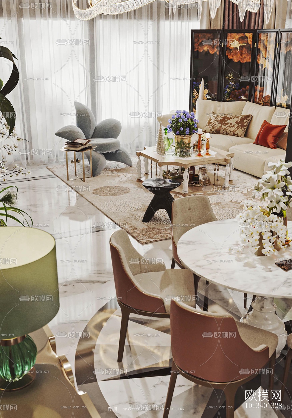 现代别墅效果图下载（渲染图18）