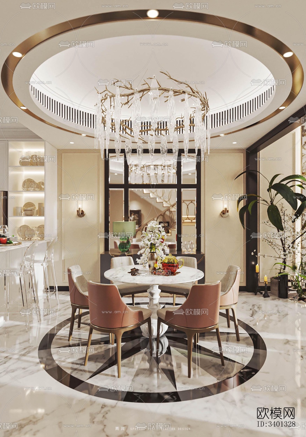 现代别墅效果图下载（渲染图20）