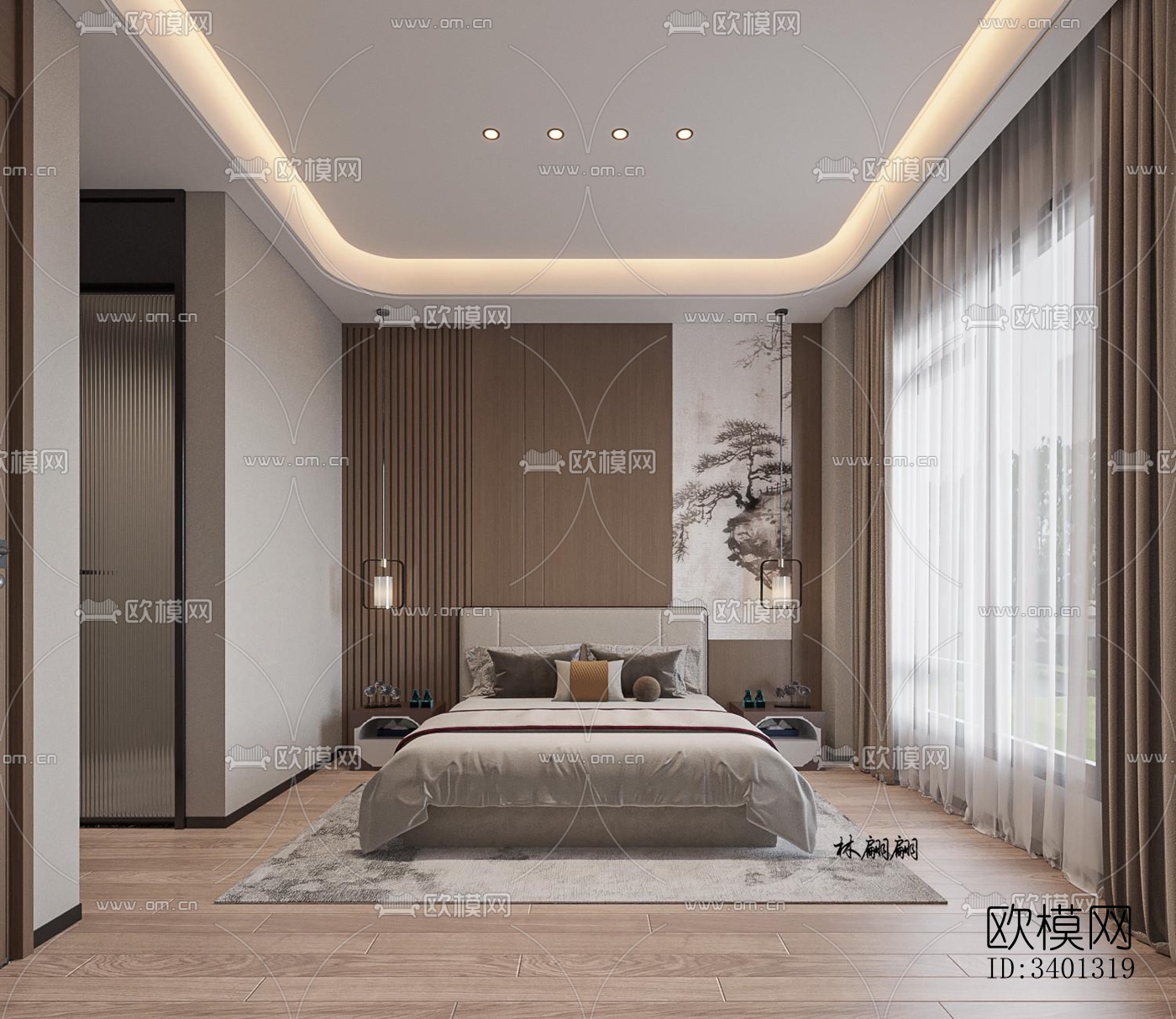 现代别墅效果图下载（渲染图9）