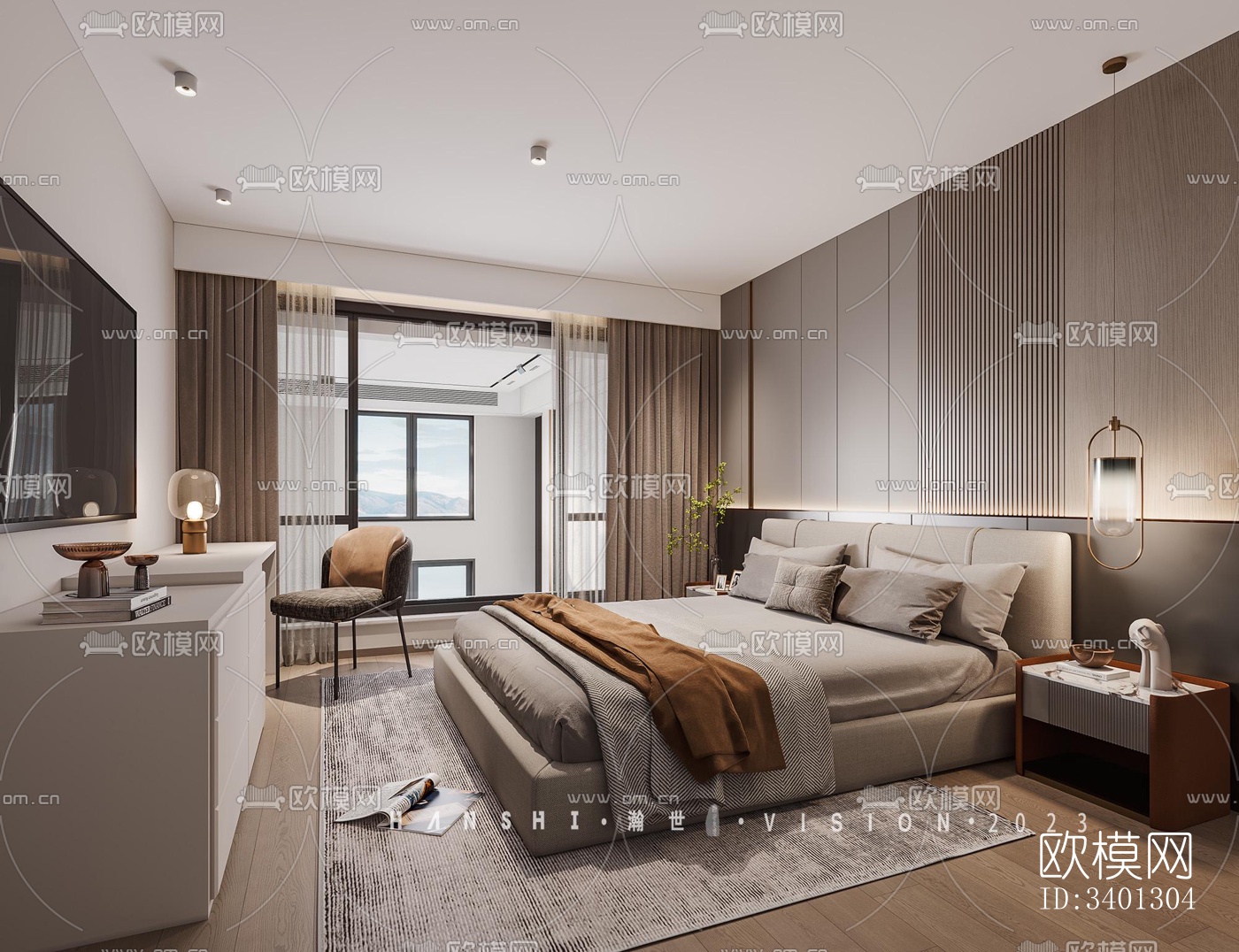 现代别墅效果图下载（渲染图18）