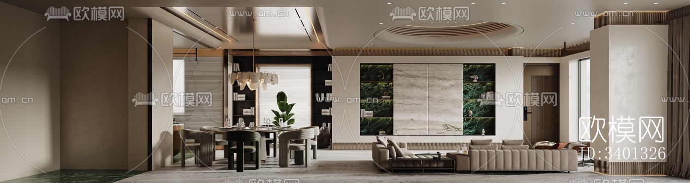 现代别墅效果图下载（渲染图2）