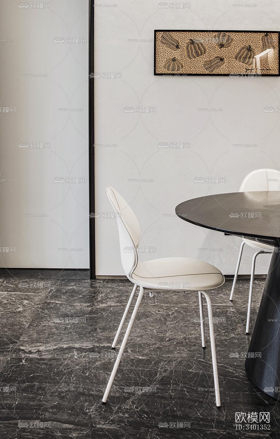 现代大平层效果图下载（渲染图15）