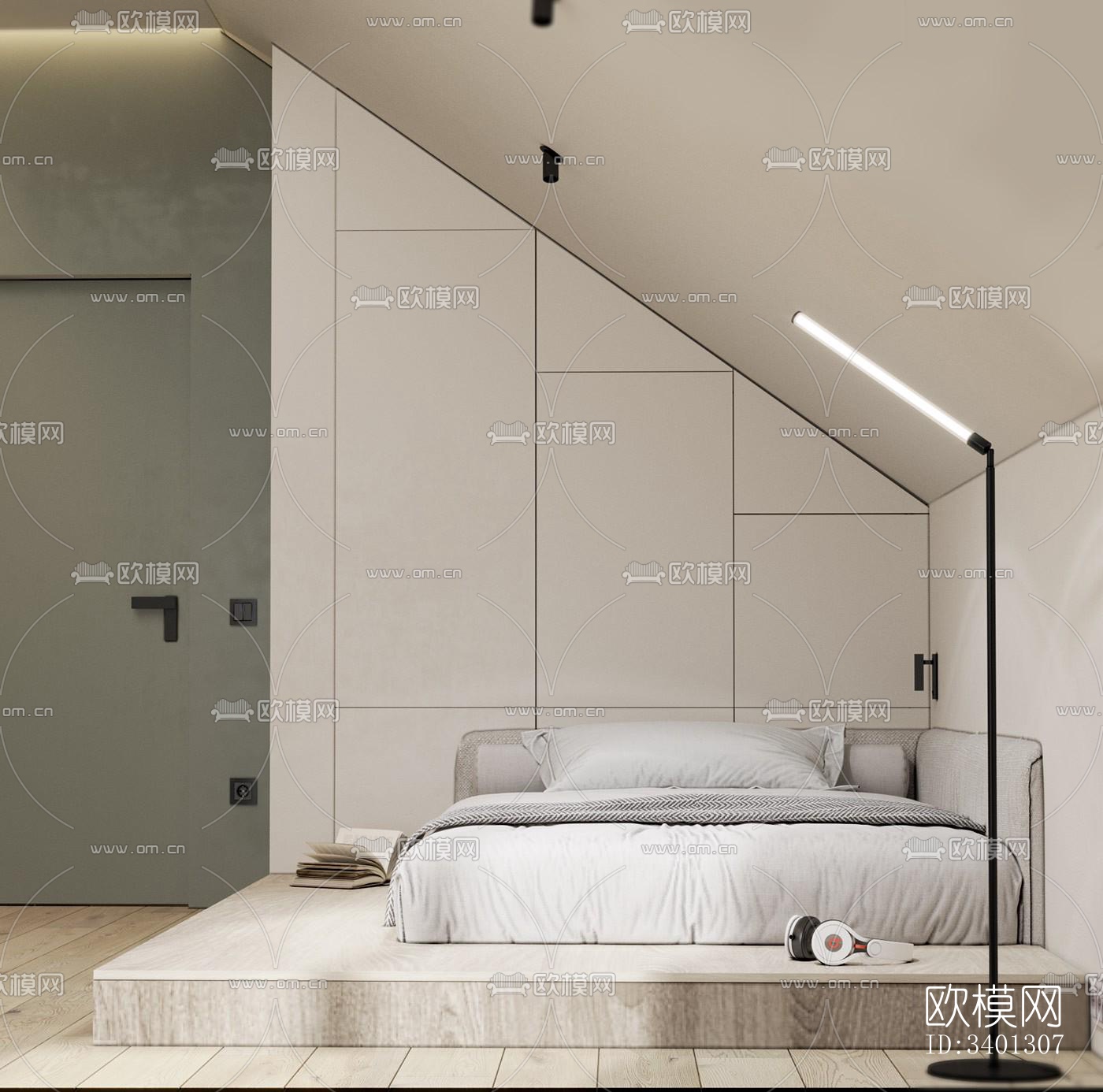 现代别墅效果图下载（渲染图4）