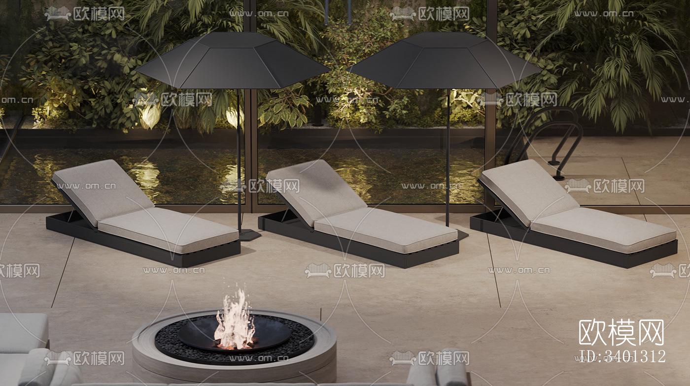 现代别墅效果图下载（渲染图19）