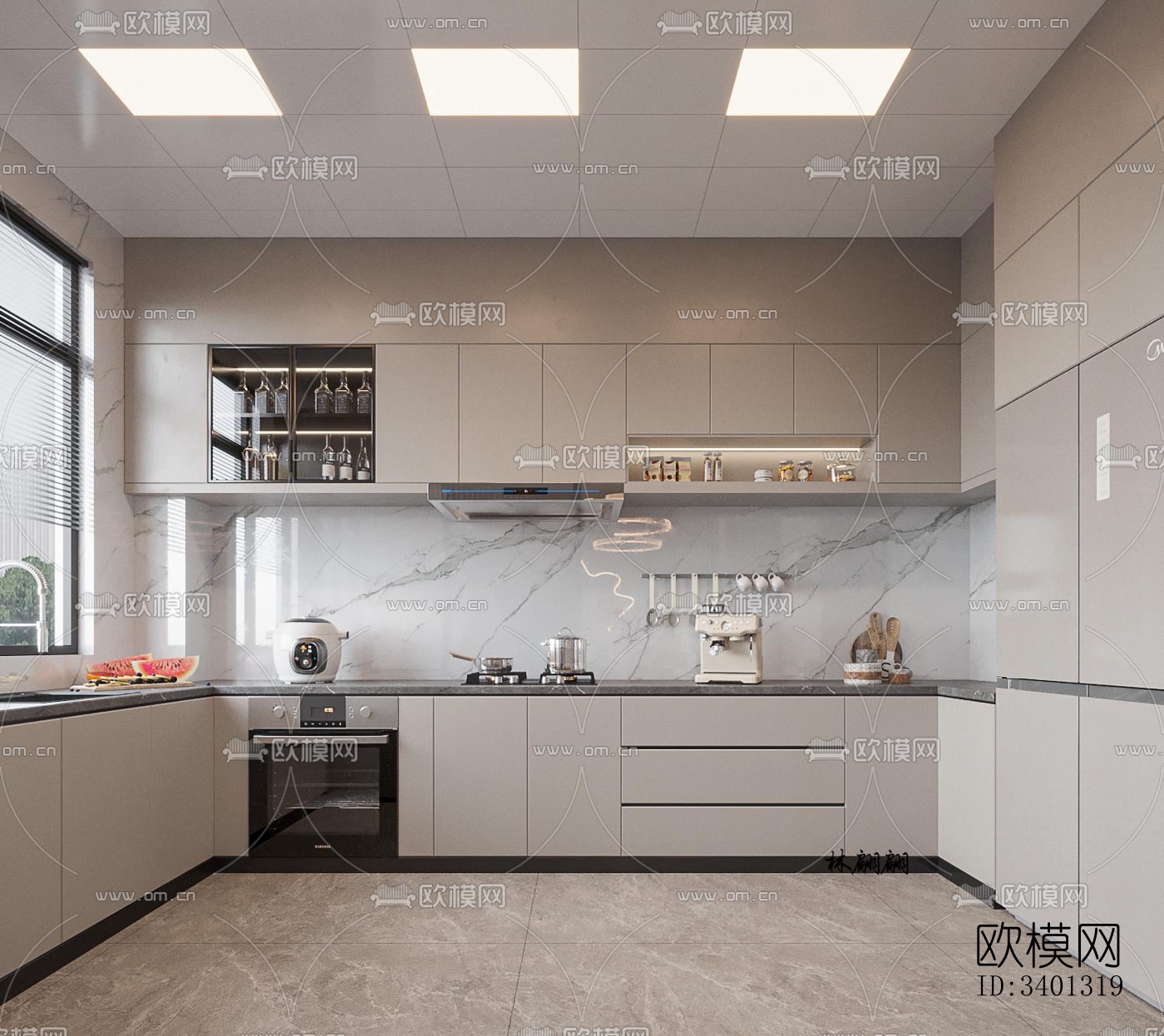 现代别墅效果图下载（渲染图14）