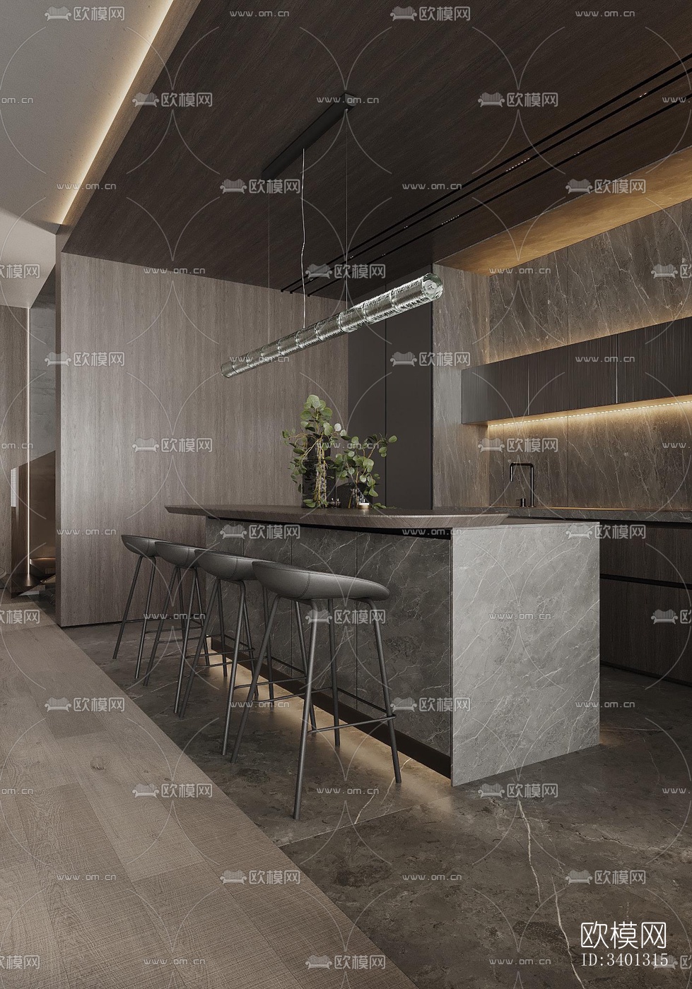 现代别墅效果图下载（渲染图2）