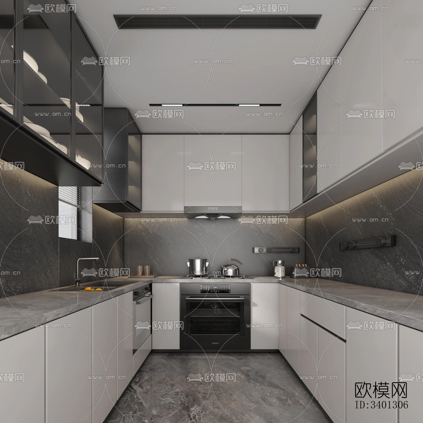 现代别墅效果图下载（渲染图11）