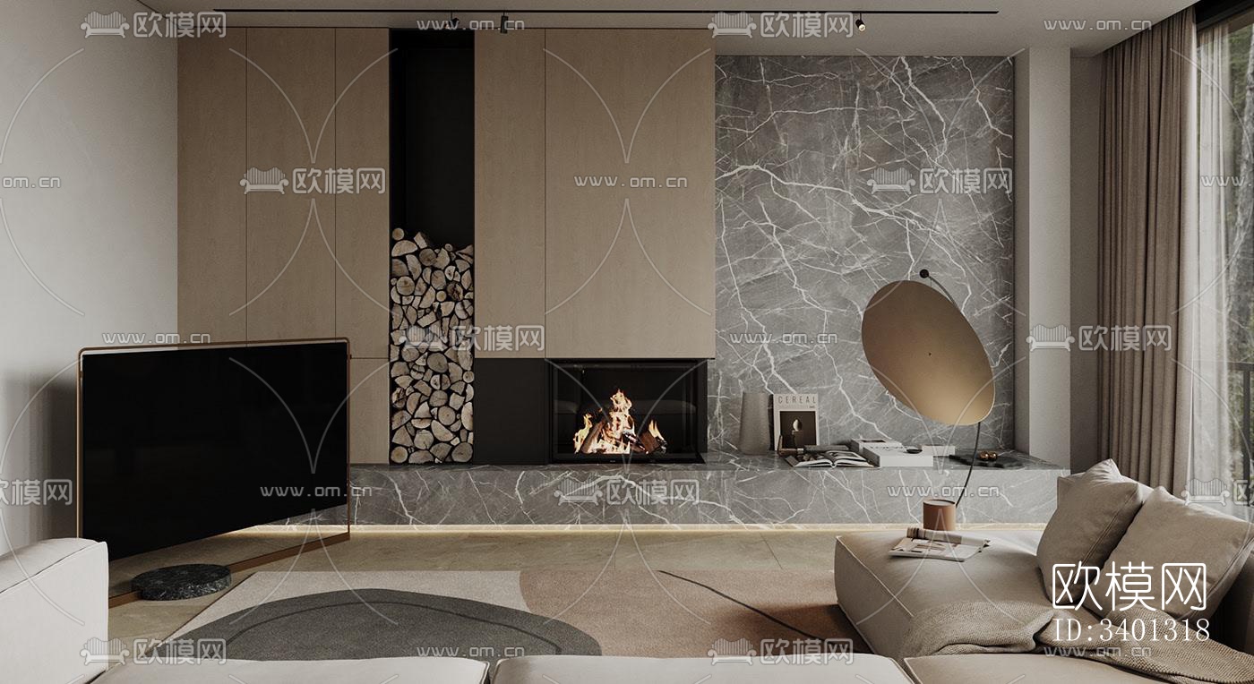 现代别墅效果图下载（渲染图14）